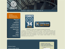 Tablet Screenshot of daimon.org.br
